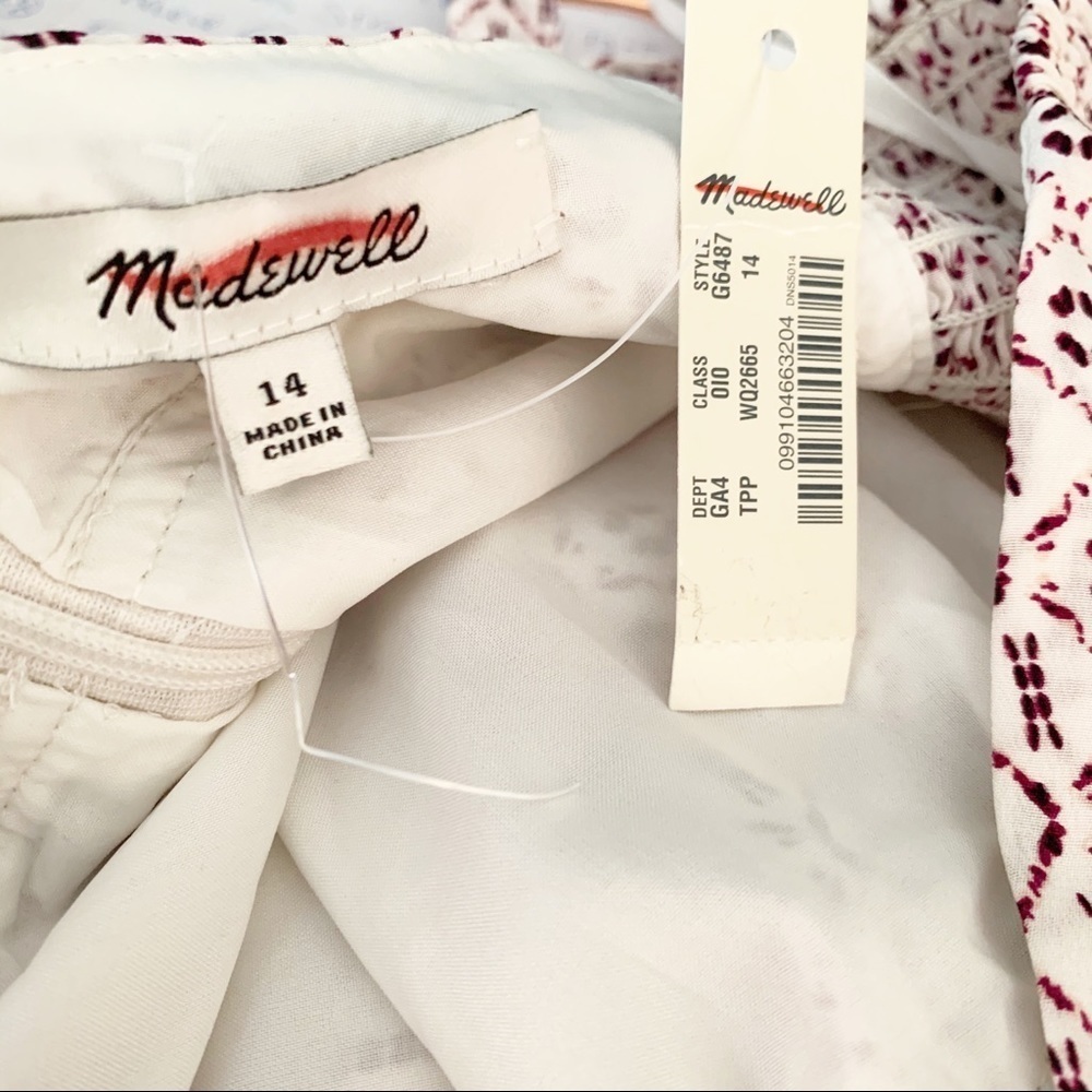 Madewell Print Silk Dress - Picture 6 of 7
